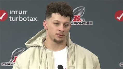 Kansas City Chiefs Quarterback Patrick Mahomes Reacts To Chiefs Win