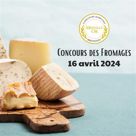 Remise des médailles du Concours des fromages de la Foire de Brignoles