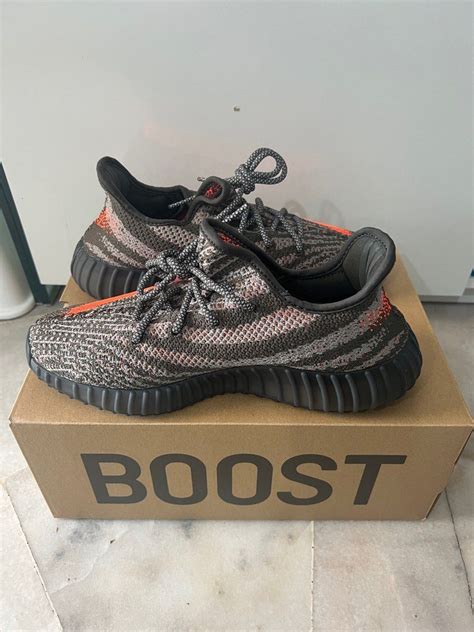 New Yeezy Boost V Carbon Beluga Steeple Gray Solar Red