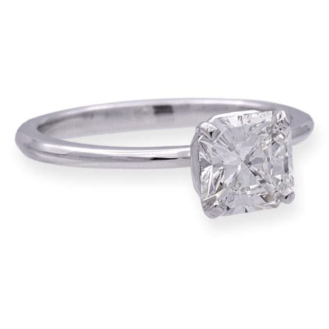 Tiffany and Co. Platinum True Cut Diamond Engagement Ring 1.04ct I VVS1 ...