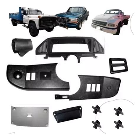 Moldura Painel Instrumentos Rádio Ford F1000 F4000 93 99 Kit R 1 219