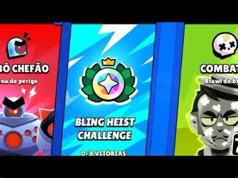 Ganhando O Campeonato De Bling Heist Challenge No Brawl Stars YouTube