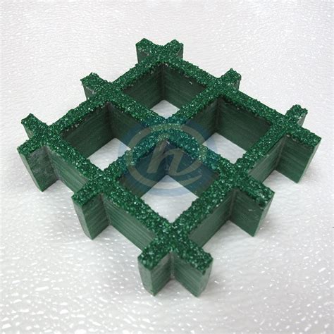 Anti Slip Molded Frp Grating Thick Square Mesh With Grit