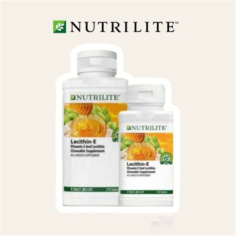 Amway Nutrilite Lecithin E Tab Lazada