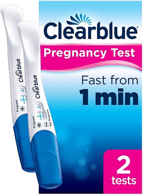 Buy Clearblue Pregnancy Test Rapid Detection 1 Minute Test Result 2 Test Dock Pharmacy