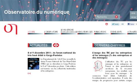 observatoire pour suivre levolution du numerique dans leconomie