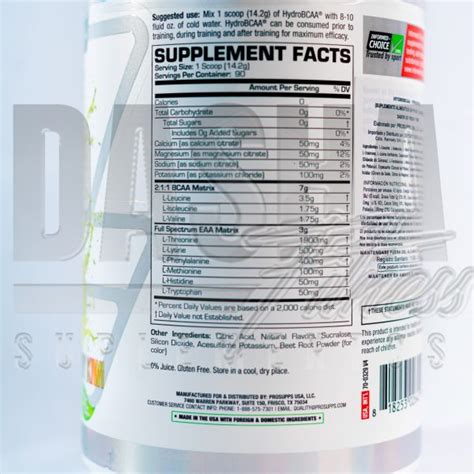 Hydro BCAA 90 Serv De Prosupps Dasha Fitness Tienda De