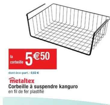 Promo Metaltex Corbille à Suspendre Kanguro chez Cora iCatalogue fr