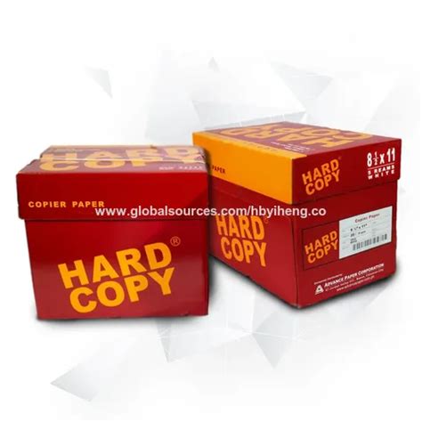 Multipurpose Excellent Hardcopy Bond Paper 75gsm 80gsm Hard Bond A4