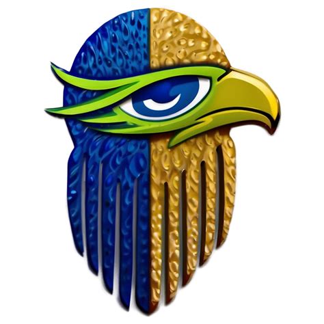 Download Customizable Seahawks Logo Template Png 3 | Wallpapers.com