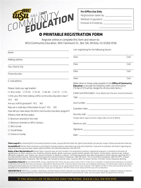 Fillable Online Printable Registration Form Fax Email Print Pdffiller