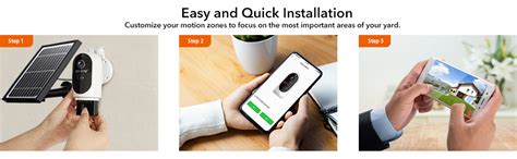 Amazon.com : EKEN Outdoor Security Camera Wireless, Solar Powered ...