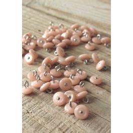 Juego De 5 Botones Perla Nude 10 Mm Mondial Tissus