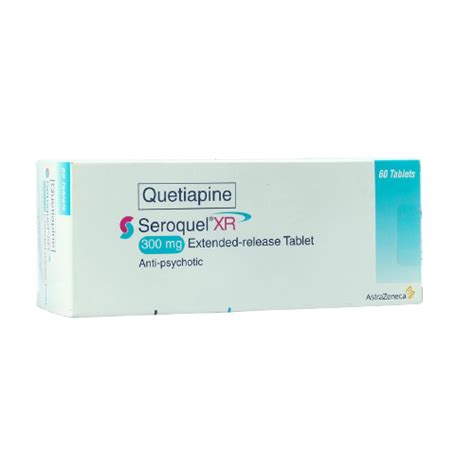 Seroquel Xr Quetiapine Fumarate 300mg Extended Release Tablet 1s Price