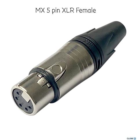 Mx Xlr Pin Female Connector At Rs Piece Xlr Connector In New