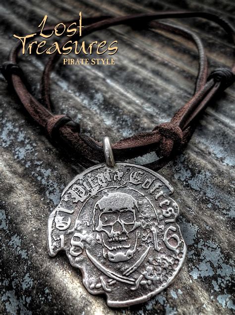 Pirate Coin Replikasilverhandmade Bijoux