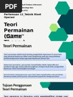 Pengenalan Teori Permainan Dalam Ekonomi Pdf