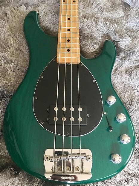 2002 Ernie Ball Music Man Sterling 4 String Bass With Case Reverb