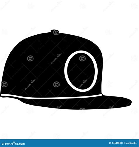 Ejemplo Del Vector De La Gorra De B Isbol Por Los Oks Del Crafter