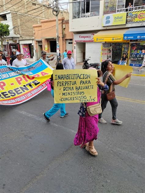 Piuranos Marchan Para Exigir La Renuncia De Dina Boluarte Noticias