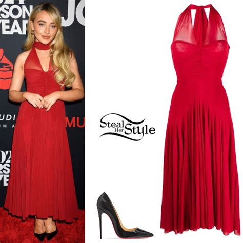 Sabrina Carpenter: Pink Dress and Boots | Steal Her Style