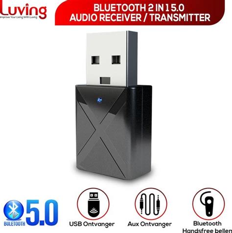 Luving™ - KN320 - 2 in 1 USB Bluetooth Zender & Ontvanger - Wireless ...