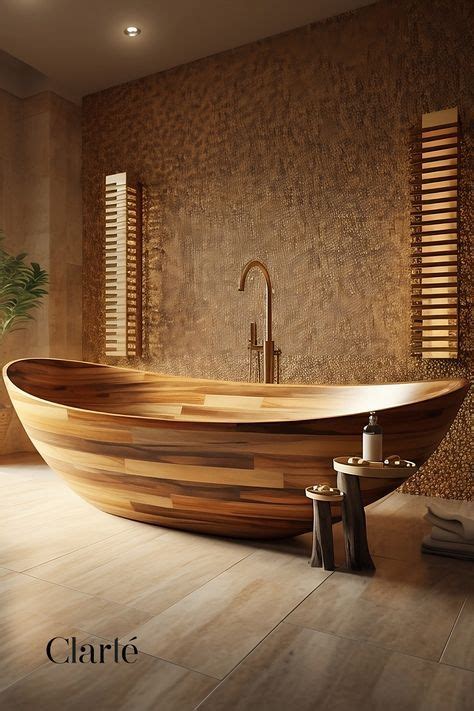 Pin By Cat Gories On Salle De Bain In Wooden Bathtub Beautiful