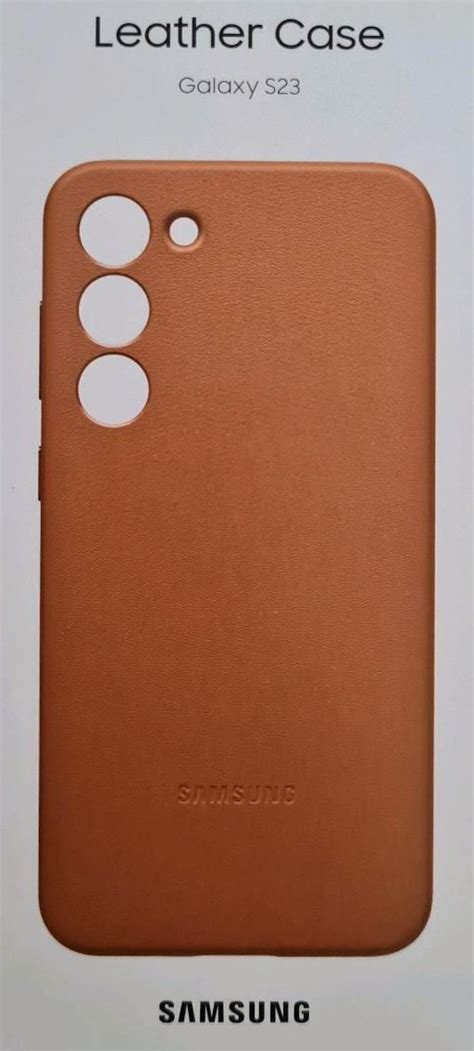 Samsung Galaxy S23 leather cases leak ahead of announcement - SamMobile