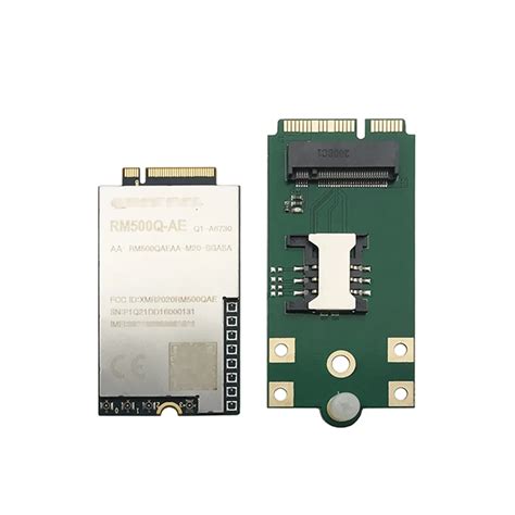 5G Quectel RM500Q AE M 2 Module With 5G M 2 NGFF To Minipcie Adapter