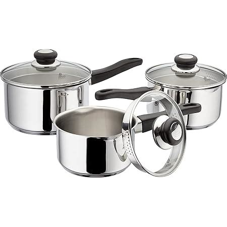 Judge Vista Jja A Stainless Steel Set Of Pans Piece Set Cm Cm