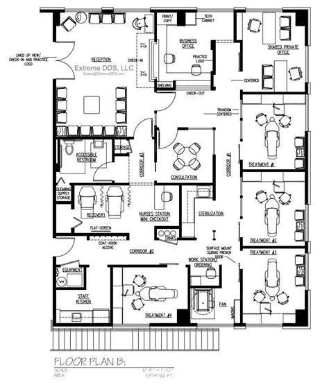 Cosmetic And Specialty Floor Plans Clinic Interior Design Hospital