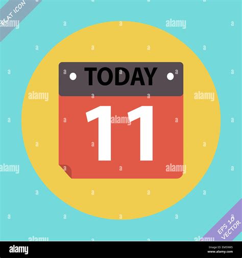 Calendar Icon - vector illustration. Flat design Stock Photo - Alamy