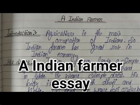 Indian Farmer Essay In English Indian Farmer Essay Lines Indian