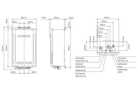 Thermann C7 26l Natural Gas 50 Degree Continuous Flow Hot Water System