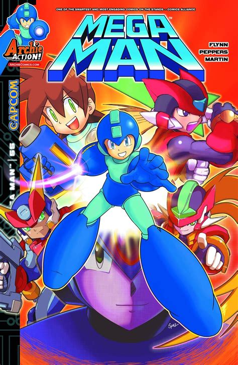 Mega Man 2010 Issue 55 Mega Man Anime Game Character