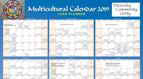 January Diversity Calendar 2025 Calendar Alisha Thomasa