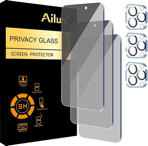 Ailun Paquete de 3 protectores de visualización de privacidad para