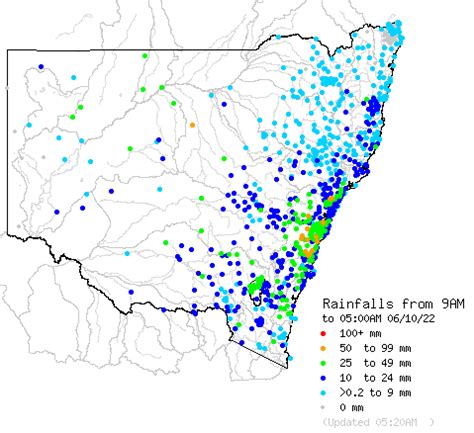 Bureau Of Meteorology New South Wales On Twitter Rainfall Since Am