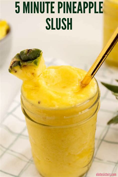 How To Make Frozen Mango Pineapple Mocktails Fruit Mocktail Recipe