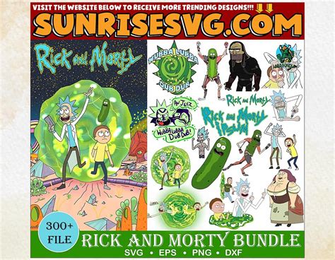 Rick And Morty Svg Bundle Rick Morty Svg Cut File Rick And Morty