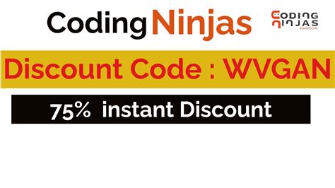 Coding Ninjas Coupon Code Coding Ninjas Coding Ninjas Discount