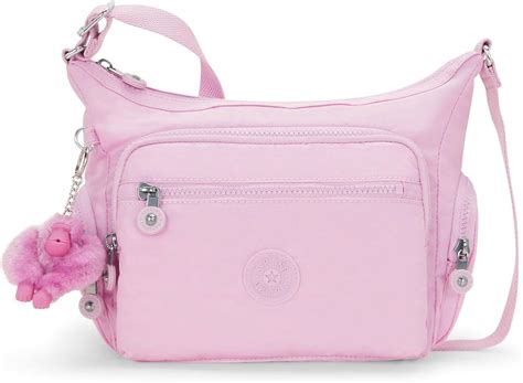 kipling womens gabbie  crossbody bags blooming pink handbags
