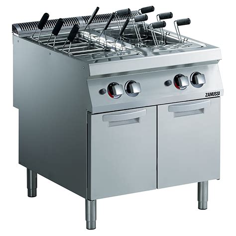 ZANUSSI EVO 900 Gas Pasta Cooker 2 Wells 40 Lts Rey Lenferna