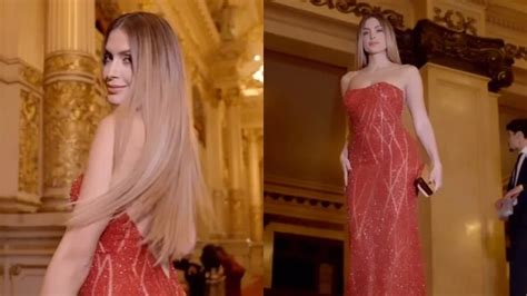 Milett Figueroa Causa Furor En Argentina Con Despampanante Vestido Rojo