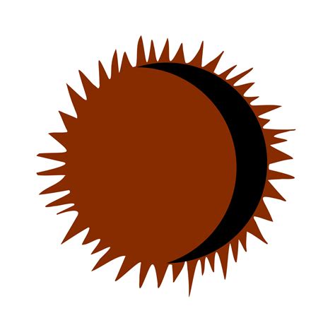 solar eclipse vector  vector art  vecteezy