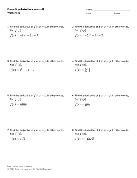 Precalculus Review Worksheet For First Chapter 5 Test Worksheets Library