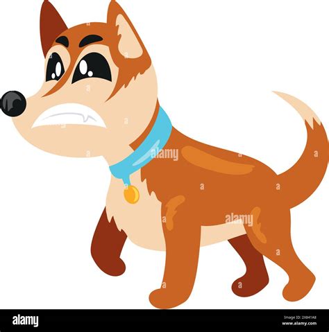 Angry Dog Cartoon Character Stock Vector Image And Art Alamy