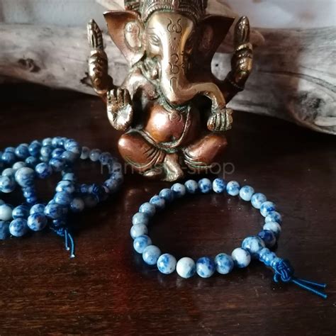 Braccialetto Tibetano Mala In Sodalite