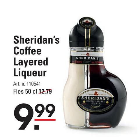 Sheridans Coffee Layered Liqueur 50cl Aanbieding Bij De Kweker