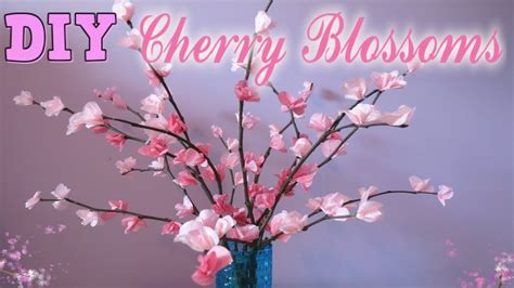 How To Make Your Own Cherry Blossomsdiy Crafts Youtube